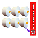Kit 6 Bobinas p Fundo Estrela Saco Plástico Picotado 30x40
