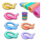 Kit 6 Boia Espaguete Macarrão Piscina Natação Flutuador Furo