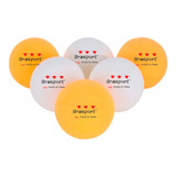 Kit 6 Bola De Tênis De Mesa Bolinhas De Ping Pong 3 Estrelas