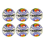 Kit 6 Bolas Futsal Kagiva F5 Brasil Pro Liga Federação