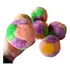 Kit 6 Bolinhas Coloridas De Pelúcia Para Pet 