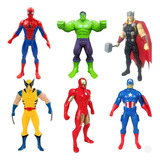Kit 6 Boneco Herois