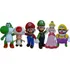 Kit 6 Boneco Super Mario Bros Grande Kart 64 Original Coleçã
