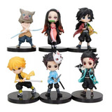 Kit 6 Bonecos Action Figure Anime