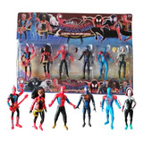 Kit 6 Bonecos Homem Aranha Multiverso Spidey Amazing Friends