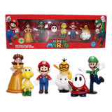 Kit 6 Bonecos Nintendo Mario Daisy
