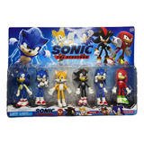 Kit 6 Bonecos Sonic