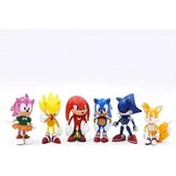 Kit 6 Bonecos Sonic
