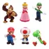 Kit 6 Bonecos Super Mario Bros. Action Figures - No Brasil