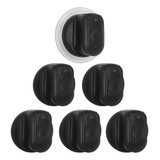 Kit 6 Botão Manipulo Do Fogão Brastemp Clean Bfs5tar