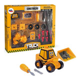 Kit 6 Brinquedo Trator Escavadeira Presente Atacado Promoção