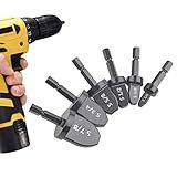 Kit 6 Broca Alargador Expansor Tubo Cano De Cobre A Alumínio 7 8 3 4 5 8 1 2 3 8 1 4 Para Furadeira