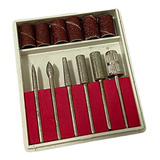 Kit 6 Brocas 6 Lixas Refil P Lixadeira Elétrica Unhas Gel
