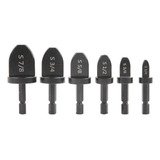 Kit 6 Brocas Alargador Expansor Cano Tubo De Cobre Alumínio