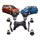 Kit 6 Buchas Quadro Agregado Dianteiro Nissan Livina Tiida