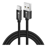 Kit 6 Cabo Carregamento Dados 1hora Micro Usb a 2 4a 1m