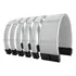 Kit 6 Cabo Sleeved Branco Extensor Fonte 1-atx 2-cpu 3-gpu