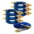 Kit 6 Cabos Rca Blindado 1 Mt E 1 Cabo Rca 5 Mts Para Módulo