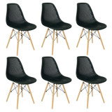 Kit 6 Cadeiras Charles Eames Colmeia