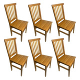 Kit 6 Cadeiras De Madeira Maciça Mineira Para Cozinha E Sala Cor Da Estrutura Da Cadeira Bege