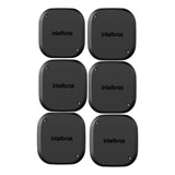 Kit 6 Caixas Passagem Camera Dome Vbox 1100 Preta Intelbras