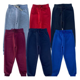 Kit 6 Calças Moleton Grosso Flanelada Infantil Menino Menina