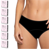 Kit 6 Calcinha Absorvente Menstrual Clássica Anti vazamento