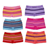 Kit 6 Calcinha Shortinho Box Infantil Atacado Revenda Lindo