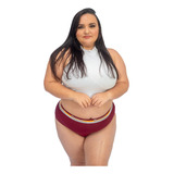Kit 6 Calcinhas Plus Size Com Cintura Alto algodão revenda
