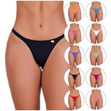 Kit 6 Calcinhas Tanga