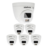 Kit 6 Câmeras 2 Megas 20m Vhd 1220 D Full Color G7 Intelbras