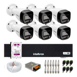 Kit 6 Cameras Intelbras Full Color Dvr 8ch Full C Purple 2t