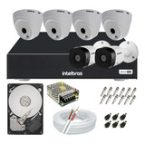 Kit 6 Câmeras Intelbras Hdcvi E Dvr 8 Canais Completo C Hd