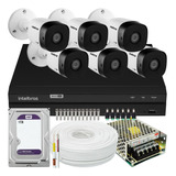 Kit 6 Cameras Intelbras