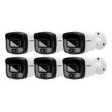 Kit 6 Cameras Intelbras