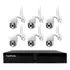 Kit 6 Câmeras Ip Wifi Speed Dome Motorizada + Dvr Tfhdx 3304