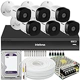 Kit 6 Cameras Seguranca Intelbras VHD 1230 Full HD 1T Purple