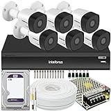 Kit 6 Cameras Seguranca Intelbras VHD 3230 Full HD 1T Purple