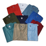 Kit 6 Camiseta Polo Bolso Algodão Manga Curta Polo Plus Size