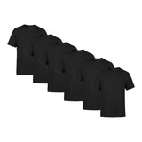 Kit 6 Camisetas Masculina Algodão Qualidade