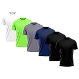 Kit 6 Camisetas Masculina Dry Fit Proteção Solar Uv Térmica Academia Treino Caminhada Esporte Camisa Praia Blusa, Tamanho G