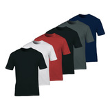 Kit 6 Camisetas Masculinas Plus Size