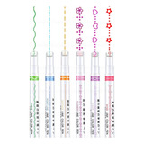 Kit 6 Caneta Carimbo