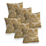 Kit 6 Capas De Almofadas Decorativas C zíper Invisível