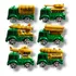 Kit 6 Carrinhos Brinquedo Fricção Divertido Truck Militar