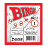 Kit 6 Cartelas Bingo Jornal 100