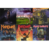 Kit 6 Cd s Megadeth   Manowar   Iron Maiden   Novos Lacrados