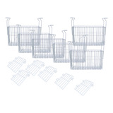 Kit 6 Cesto E 6 Separador De Frutas Picolé Freezer Metalfrio