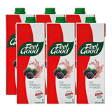 Kit 6 Cha Vermelho