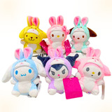Kit 6 Chaveiros Anime Hello Kitty My Melody Fofas P entrega
